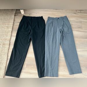 Uniqlo Men's Dress Pants in Black and Gray